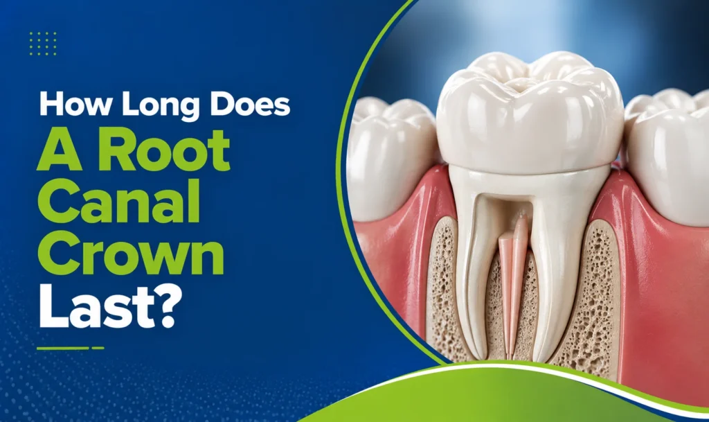 How long does a root canal crown last